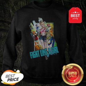 Official Birds Of Prey Fight Like A Girl Sweatshirt