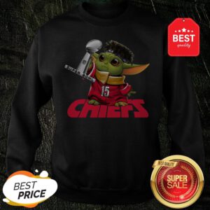Baby Yoda Mashup Patrick Mahomes Super Bowl Kansas City Chiefs Sweatshirt