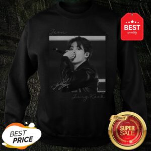 Official Jeon Jung Kook Signature BTS Bangtan Boys Sweatshirt