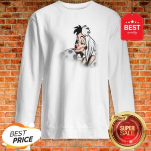 Official Disney 101 Dalmations Evil Cruella Sweatshirt