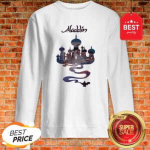 Official Disney Aladdin Genie Lamp Agrabah Fill Poster Sweatshirt