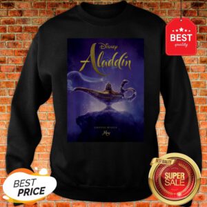Official Disney Aladdin Live Action Release Date Poster Sweatshirt