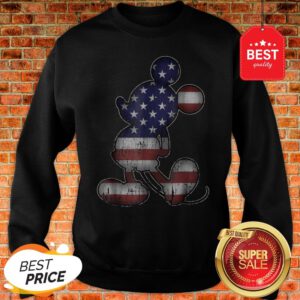 Official Disney Americana 4th Of July Mickey Mouse Sweatshirt