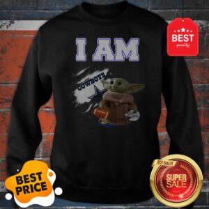 Official Baby Yoda I am Dallas Cowboys Inside Me Sweatshirt