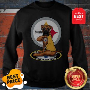 Official Boxer Tatoo Pittsburgh Steelers Logo Sweatshirt