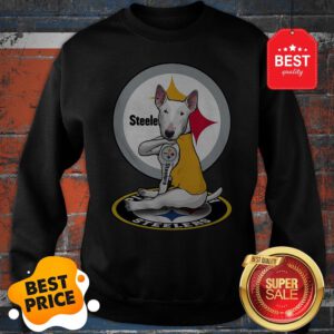 Official Bull Terrier Tattoo Pittsburgh Steelers Logo Sweatshirt