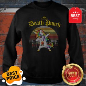 Official Dabbing Unicorn Five Finger Death Punch Vintage Sweatshirt
