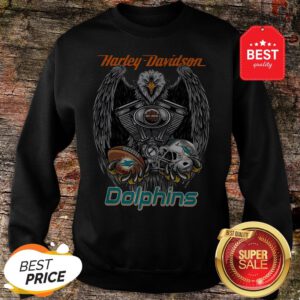 Official Harley Davidson Mashup Miami Dolphins Sweatshirt