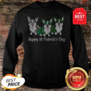 Official Corgi Happy St Patrick’s Day Sweatshirt
