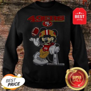 Official Disney Mickey Mouse San Francisco 49ers Super Bowl LIV Sweatshirt