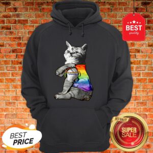 Official LGBT Purride Cat Hoodie