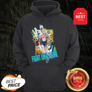 Official Birds Of Prey Fight Like A Girl Hoodie