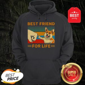 Official Corgi Best Friend For Life Vintage Hoodie