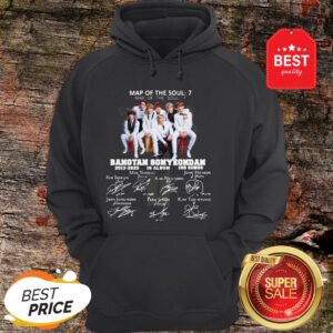 Map Of The Soul 7 Bangtan Sonyeondan 2013-2020 18 Album 199 Songs Signatures Hoodie