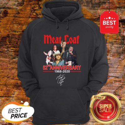 Official Meat Loaf 52ND Anniversary 1968-2020 Signature Hoodie