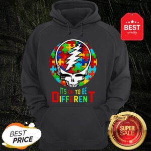 Official Autism Grateful Dead Logo It’s Ok To Be Different Hoodie