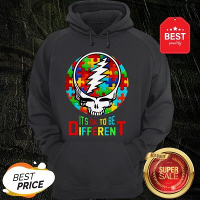 Official Autism Grateful Dead Logo It’s Ok To Be Different Hoodie