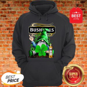 Gnome And Bushmills Irish Whiskey Shamrock St Patrick’s Day Hoodie