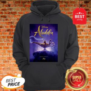 Official Disney Aladdin Live Action Release Date Poster Hoodie