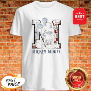 Official Disney Americana Mickey Sketch Shirt