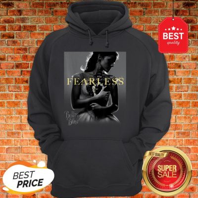 Official Disney Beauty And The Beast Belle Fearless Graphic Hoodie