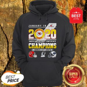 January 19 2020 American Football Conference Champions Kansas City Chiefs Hoodie