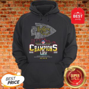 Official All Name Players Kansas City Chiefs Super Bowl LIV Champions Hoodie