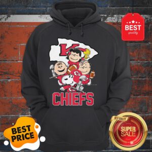 Official Snoopy Kansas City Chiefs Champion Peanuts Characters Hoodie