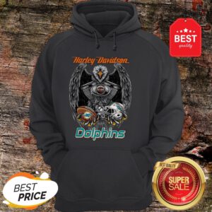 Official Harley Davidson Mashup Miami Dolphins Hoodie