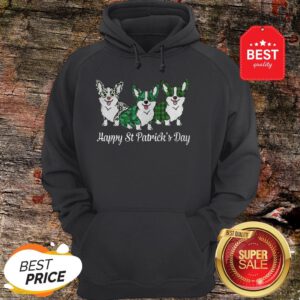 Official Corgi Happy St Patrick’s Day Hoodie