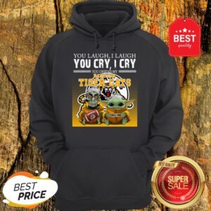 Official Baby Yoda Jeff Dunham You Laugh I Laugh Hamilton Tiger Cats Hoodie