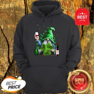 Official Gnomie Irish Drink Wine St. Patrick’s Day Hoodie