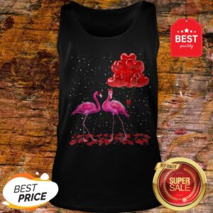 Official Flamingos Valentine Balloon 2020 Tank Top