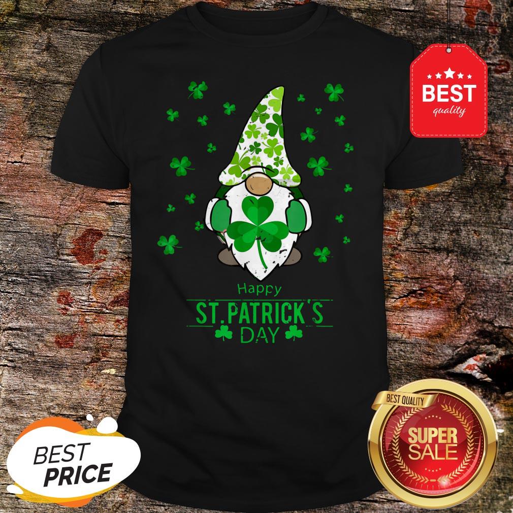 Happy St. Patrick’s Day Gnome Costume Shamrock Shirt
