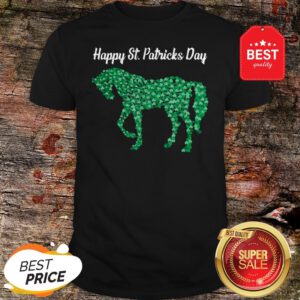 Official Horse Shamrock Horse Riding Lover St Patricks Day Shirt