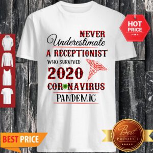 Never Underestimate A Medical Lab Tech Who Survived 2020 Coronavirus Pandemic Shirt