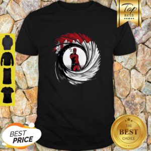 Mashup Deadpool 007 Jame Bond Gun Barrel Shirt