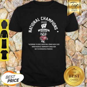 National Champions 2020 Wisconsin Badgers Shirt