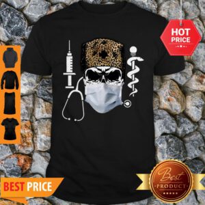 Official Skull Nurse Leopard Coronavirus Shirt