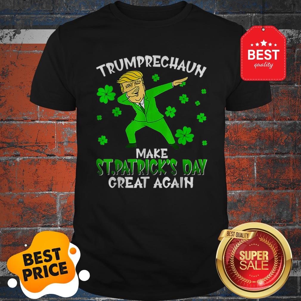 Dabbing Trumprechaun Make St Patrick’s Day Great Again Shirt