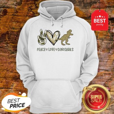 Official Peace Love Dinosaurs Hoodie