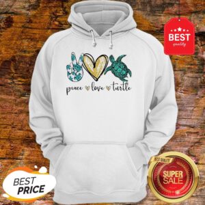 Official Peace Love Turtle Hoodie