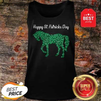 Official Horse Shamrock Horse Riding Lover St Patricks Day Tank Top