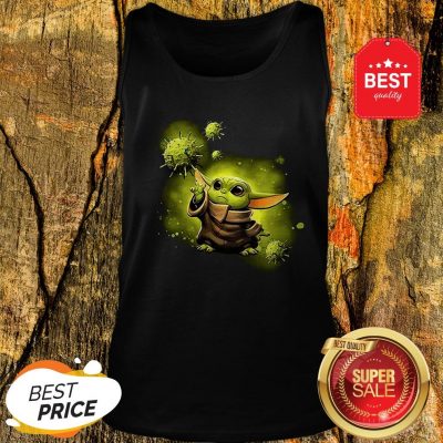 Baby Yoda Against Coronavirus Covid 19 Star Wars Tank Top