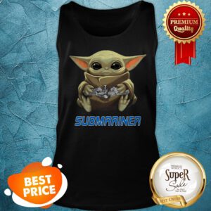 Official Baby Yoda Hug Submariner Star Wars Tank Top