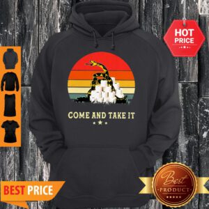 Gadsden Flag Come And Take It Toilet Paper Vintage Hoodie