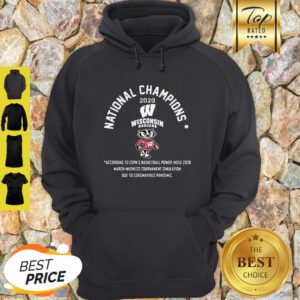 National Champions 2020 Wisconsin Badgers Hoodie