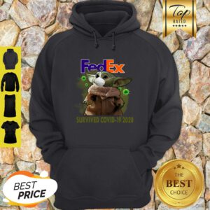 Official Baby Yoda FedEx Survived Covid 19 2020 Hoodie
