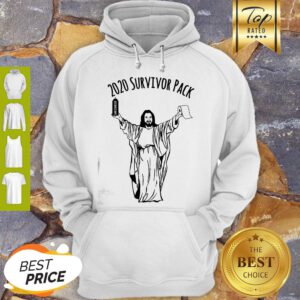 2020 Survivor Pack Jesus Hold Disinfectant And Toilet Paper Hoodie