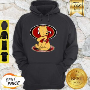 Disney Pooh Tattoo San Francisco 49ers Logo Hoodie